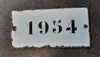 geëmailleerde plaat 1954 - Plaque - Emaille