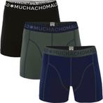 Muchachomalo Boxershorts 3-Pack 186 maat XL Heren, Kleding | Heren, Ondergoed, Verzenden, Groen, Muchachomalo, Boxer