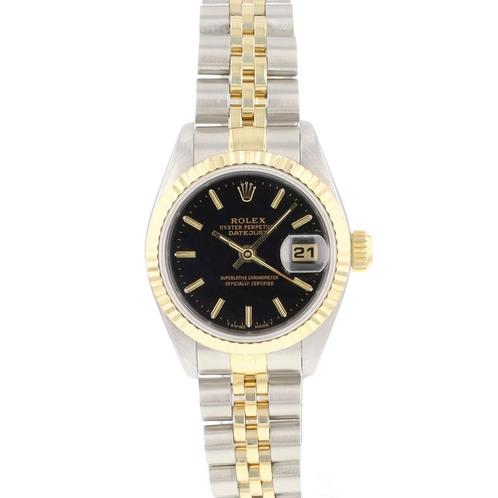 Rolex Lady-Datejust 26 69173 uit 1994, Bijoux, Sacs & Beauté, Montres | Femmes, Envoi