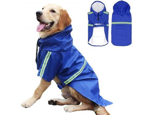 Dutchwide - Hondenjas - Regenjas Hond - Blauw - Maat S, Huis en Inrichting, Woonaccessoires | Overige, Nieuw, Verzenden