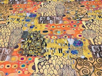 Tissu exclusif dans le STYLE KLIMT - 3,00 x 2,80 mètres -