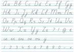 Schrijven in de basisschool Letter/Cijfer Wandkaart Linkshan, Verzenden, Nieuw