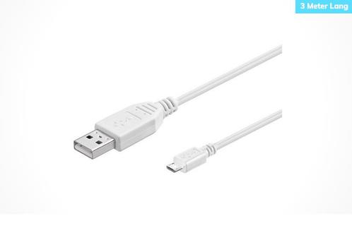 Tweedekans | MOTION Micro USB-kabel 3 m voor Soluna, Telecommunicatie, Telefoonhouders, Ophalen of Verzenden