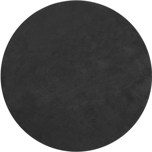 tectake Kortpolig vloerkleed Soft Zone - antraciet, Ø 120 cm, Huis en Inrichting, Stoffering | Tapijten en Vloerkleden, Verzenden