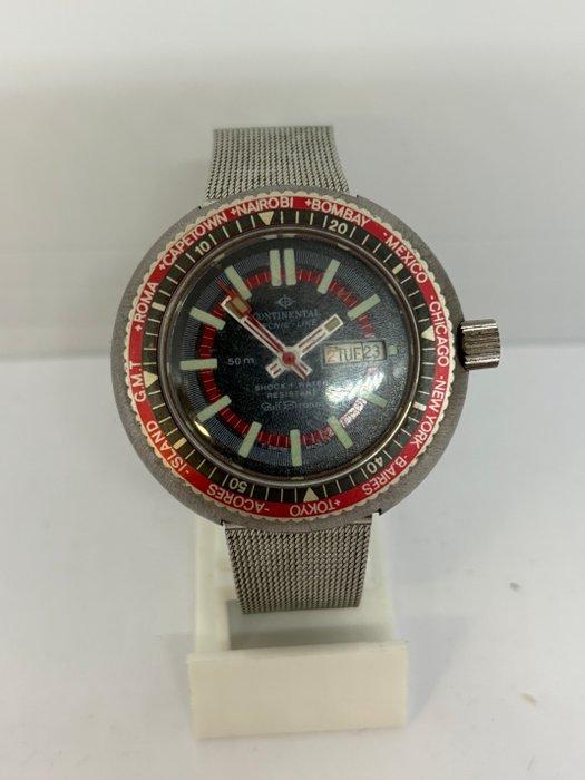 Continental - Gulf Stream Worldtimer - Zonder Minimumprijs -, Handtassen en Accessoires, Horloges | Heren