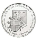 Duitsland. Silver medal 1987 Johannes Paul II., Postzegels en Munten