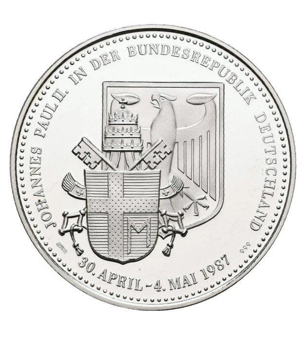 Duitsland. Silver medal 1987 Johannes Paul II., Postzegels en Munten, Munten | Europa | Niet-Euromunten
