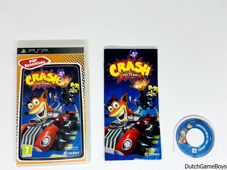 PSP - Crash - Tag Team Racing - Essentials, Games en Spelcomputers, Spelcomputers | Sony PSP, Gebruikt, Verzenden