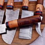 Keukenmes - Chefs knife - Vouwstaal, hout en olijfhout -