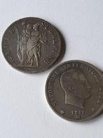 Italië. 5 Lire 1811 / 5 Francs 1801, Postzegels en Munten