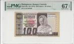 1974 Madagascar P 63a 100 Francs Nd Pmg 67 Epq, Verzenden