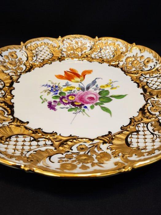 Meissen - Schotel - Prunkschale/Prunkteller Ø 29,0cm, Antiek en Kunst, Antiek | Glaswerk en Kristal