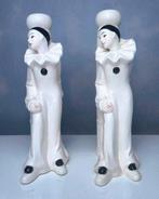 Kandelaar (2) - Vintage Mime Clown / Pierrot - 23,5 cm -