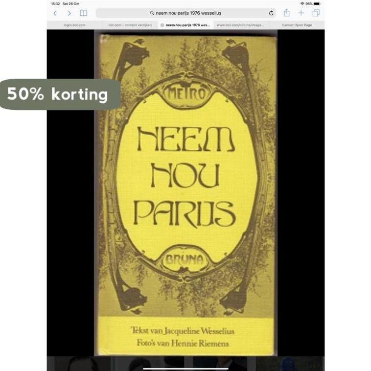 Neem nou parys 9789022951767 Wesselius, Livres, Livres Autre, Envoi