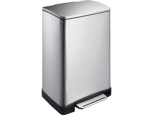 EKO E-Cube - Pedaalemmer 40 liter - Geborsteld RVS - Mat RVS, Huis en Inrichting, Woonaccessoires | Overige, Zo goed als nieuw