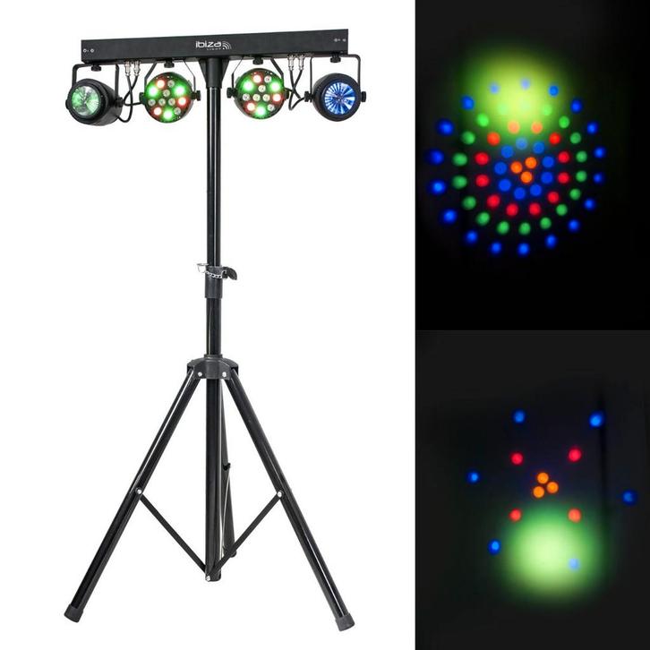 Ibiza Light DJLIGHT60 Lichtset Met 2 Par Cans + 2, Muziek en Instrumenten, Licht en Laser