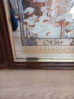 Spiegel (4) - Glas, Hout - Naar Alfons Mucha