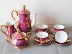 Bavaria - Koffieservies (13) - Porselein - Mocca Pink Gold, Antiek en Kunst