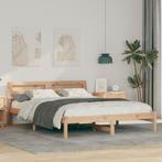 vidaXL Bedframe Bruin 160 x 200 cm Massief grenenhout, Huis en Inrichting, Slaapkamer | Bedden, Verzenden, Nieuw