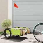 vidaXL Fietstrailer oxford stof en ijzer groen, Fietsen en Brommers, Verzenden, Nieuw