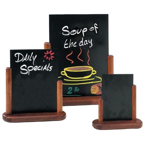 Tafel krijtbord | Massief beukenhout met mahonie afwerking, Zakelijke goederen, Horeca | Keukenapparatuur, Nieuw in verpakking