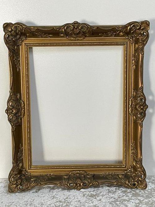 Cadre - Bois, Plâtre - Cadre de peinture baroque, Antiek en Kunst, Curiosa en Brocante