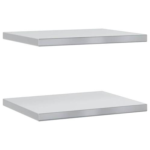 Wandplanken RVS 50x40: Strak Design! Retour Deal, Huis en Inrichting, Woonaccessoires | Wandplanken en Boekenplanken, Nieuw, Verzenden