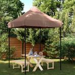 vidaXL Partytent Bruin 200 x 200 x 306 cm Oxford Stof, Tuin en Terras, Partytenten, Verzenden, Nieuw