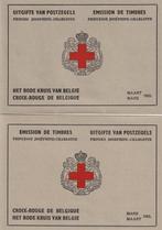 Belgique 1953 - 2 petits livres Croix-Rouge -, Gestempeld