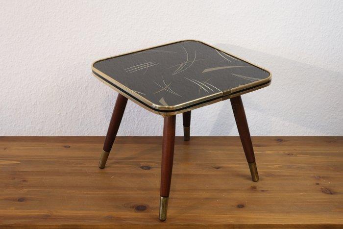 Table dappoint - Laiton, Bois, Verre - table à fleurs, Antiquités & Art, Art | Objets design