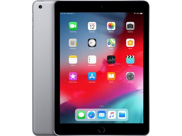 Apple iPad (2018) - 9.7 inch - WiFi - 128GB - Spacegrijs, Computers en Software, Apple iPads, Zo goed als nieuw, Verzenden