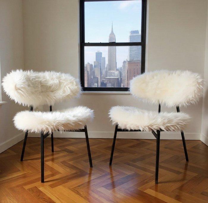 Fauteuil - IJzer - Een paar fauteuils., Antiquités & Art, Art | Objets design