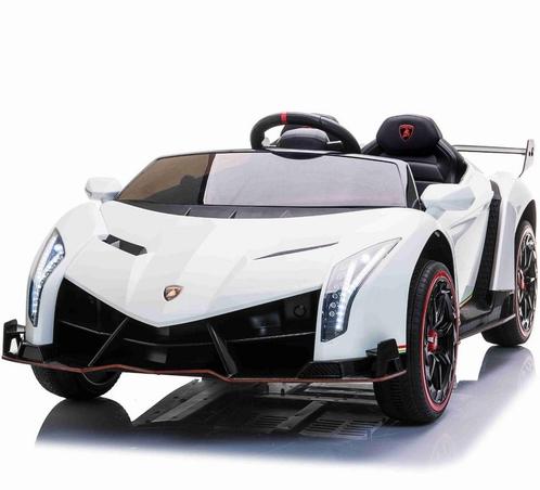 Lamborghini Veneno, 2-persoons elektrische kinderauto met 4, Kinderen en Baby's, Speelgoed | Buiten | Accuvoertuigen, Ophalen of Verzenden