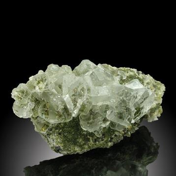 PARFAIT ! Fluorite Ice Cube, Chalcopyrite Quartz Cristaux