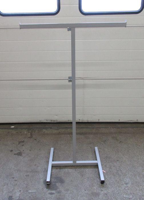 Kledingrek, B80 x D50 x H134 cm, grijs/chroom, grijs, Zakelijke goederen, Kantoor en Winkelinrichting | Magazijn, Stelling en Opslag