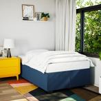 vidaXL Bedframe zonder matras 120x190 cm stof blauw, Verzenden, Nieuw