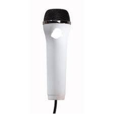 Logitech Microfoon Wit (Wii & Wii U) (Wii Accessoires), Games en Spelcomputers, Spelcomputers | Nintendo Wii, Zo goed als nieuw