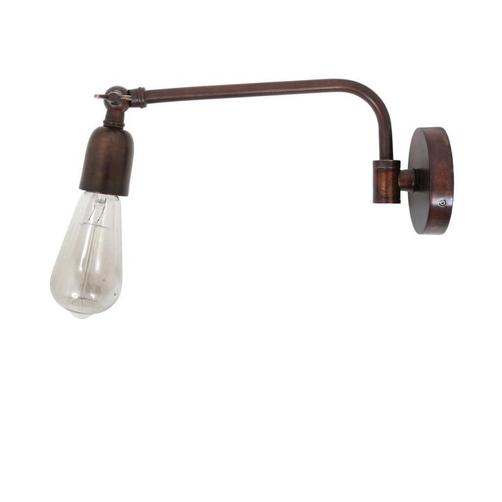Wandlampen Messing Muurlamp Carlton Antiek Koper, Huis en Inrichting, Lampen | Wandlampen, Verzenden