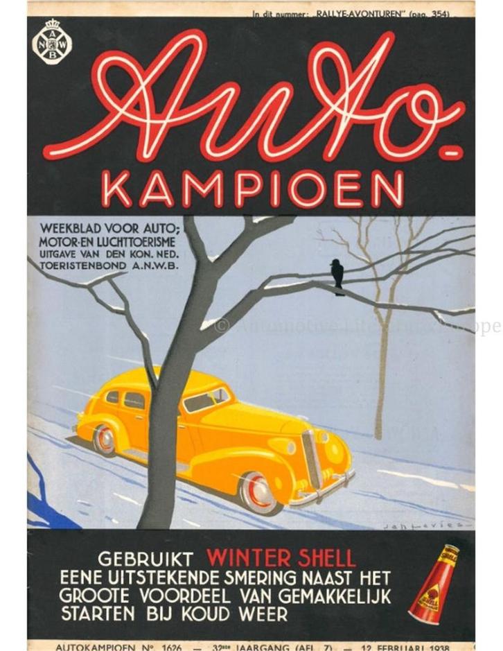 1938 AUTOKAMPIOEN MAGAZINE 07 NEDERLANDS, Boeken, Auto's | Folders en Tijdschriften, Ophalen of Verzenden