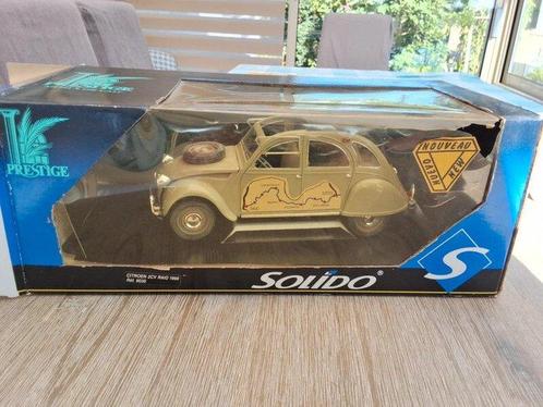 Solido 1:18 - Voiture miniature - Citroën 2CV Raid 1966, Hobby en Vrije tijd, Modelauto's | 1:5 tot 1:12