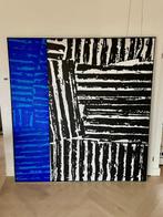 Willem Snitker (1938-2015) - Zonder Titel (Sloot langs Bos), Antiek en Kunst