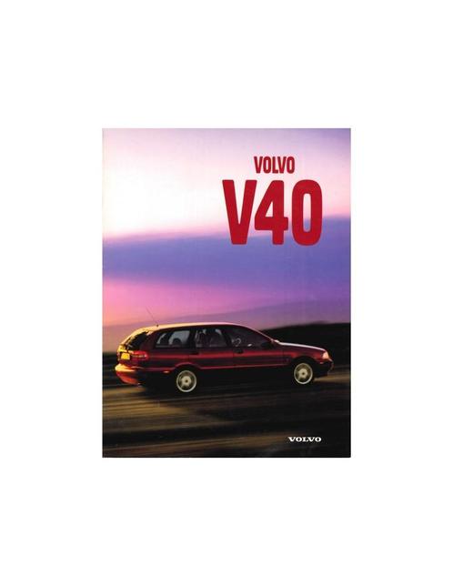 1998 VOLVO V40 BROCHURE NEDERLANDS, Livres, Autos | Brochures & Magazines