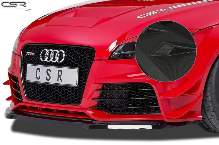 Cup spoiler lip met ABE voor Audi TT RS 8J CSL226-M, Auto-onderdelen, Carrosserie, Nieuw, Verzenden