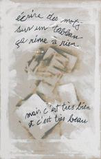 Pit Wagner (1954) - Ecrire des mots - Sérigraphie originale