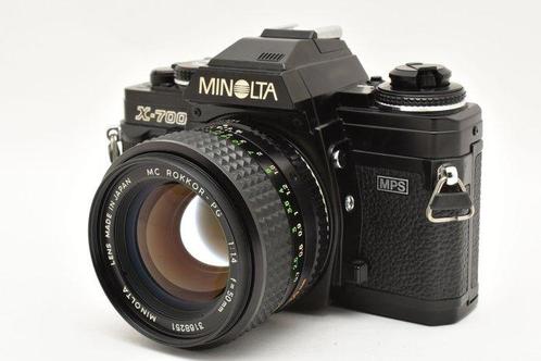 Minolta X-700 black + MC Rokkor-PG 1.4/50mm | Appareil photo, Audio, Tv en Foto, Fotocamera's Analoog