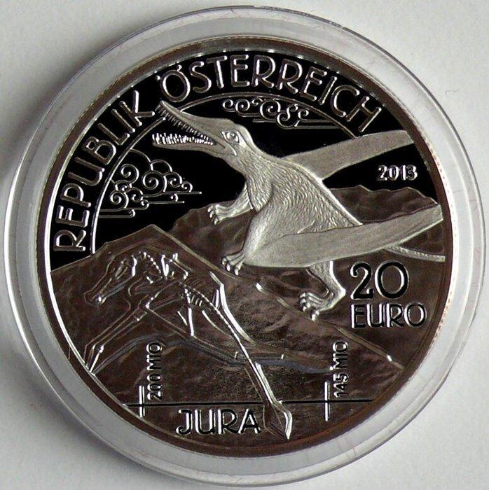 Oostenrijk. 20 Euro 2013 Lebendige Uhrzeit Jura - Leben in, Postzegels en Munten, Munten | Europa | Euromunten