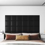 vidaXL Wandpanelen 12 st 1,08 m² 30x30 cm kunstleer zwart, Doe-het-zelf en Bouw, Platen en Panelen, Verzenden, Nieuw
