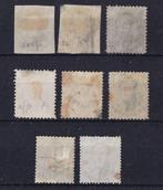 België 1861/1865 - ongetande en getande medaillons 1c groen,, Postzegels en Munten, Gestempeld