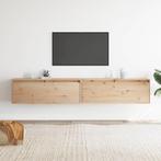 vidaXL Wandkasten 2 st 100x30x35 cm massief grenenhout, Huis en Inrichting, Kasten | Wandmeubels, Verzenden, Nieuw