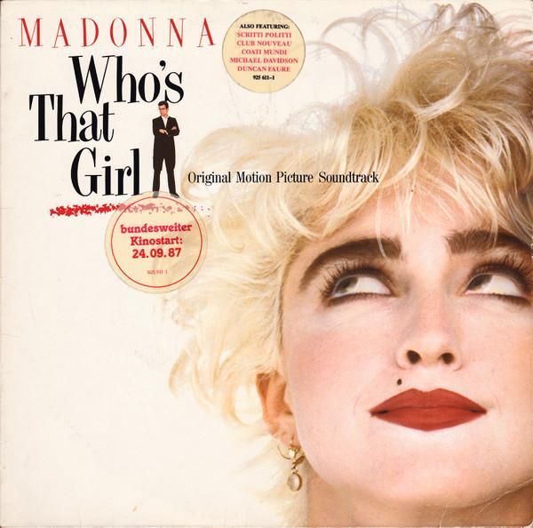 Madonna - Whos That Girl (Original Motion Picture Soundtrac, CD & DVD, Vinyles | Pop, Envoi
